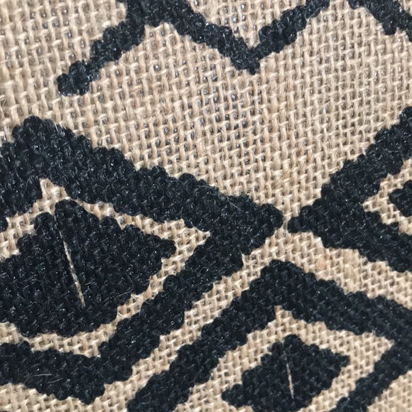 Sold Out 4/$12 Sale Burlap Tote Bag Reusable Made In India New With Tag - Picture 4 of 5